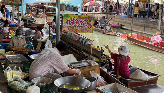 ダムヌンサドゥアック水上マーケット03